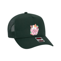 Strawberry Shake Strawberry Milk Cat Kawaii Neko Anime T Shirt Mesh Back Trucker Hat | Artistshot