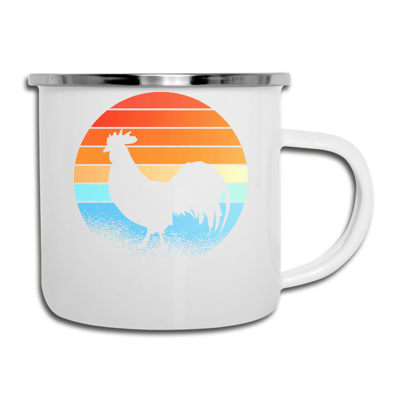 Sunset Rooster T  Shirt Sunset Rooster Gift Ideas T  Shirt Camper Cup | Artistshot