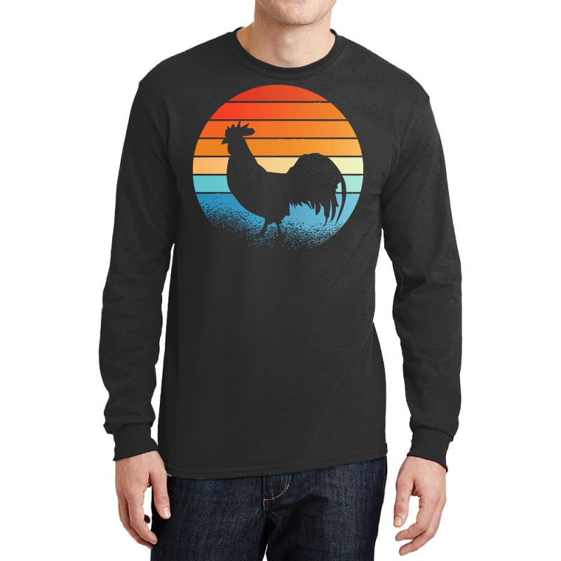 Sunset Rooster T  Shirt Sunset Rooster Gift Ideas T  Shirt Long Sleeve Shirts | Artistshot