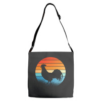 Sunset Rooster T  Shirt Sunset Rooster Gift Ideas T  Shirt Adjustable Strap Totes | Artistshot