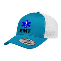 Emt Ems Paramedic Star Of Life Caduceus T Shirt Retro Trucker Cap | Artistshot