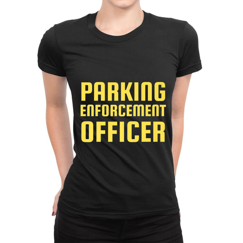 Parking Enforcement Officer Peo Meter Maid Police Uniform Premium Ladies Fitted T-shirt | Artistshot