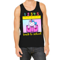 Cute Unicorn Reading Book Back To School Tank Top | Artistshot