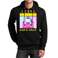 Cute Unicorn Reading Book Back To School Unisex Hoodie | Artistshot