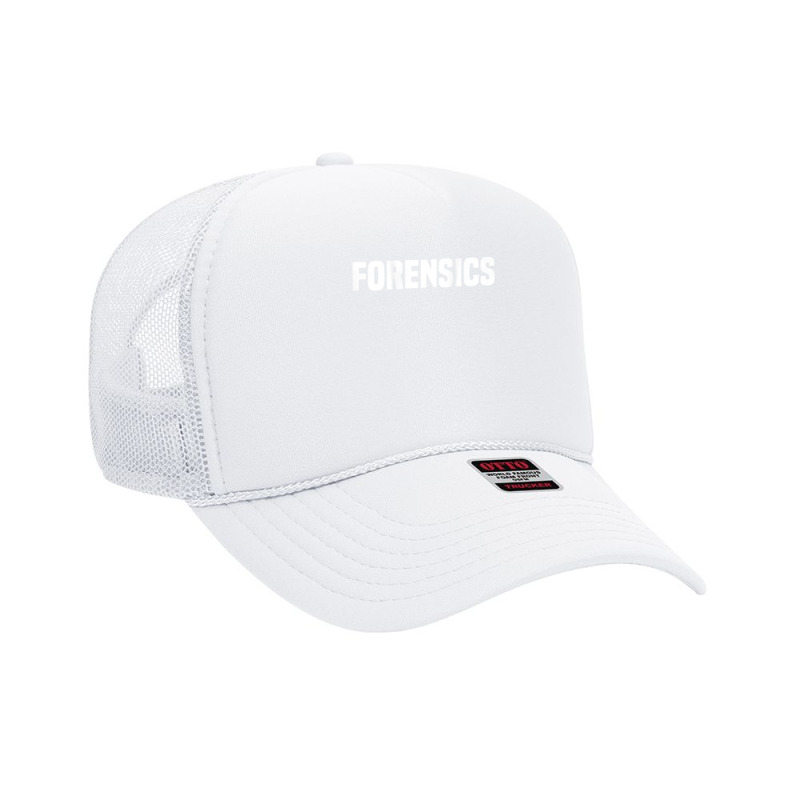 Forensics Crime Police Investigator Detective Policemen Duty Foam Trucker Hat by LorettaSharron | Artistshot