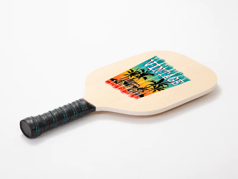 Vintage Car Retro Classic Gift Pickleball Paddle | Artistshot