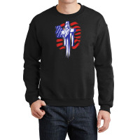 Christian Patriotic Usa Cute United Crewneck Sweatshirt | Artistshot