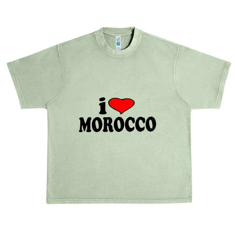 Morocco I Love Morocco Urban Heavy T-shirt by cm-arts | Artistshot