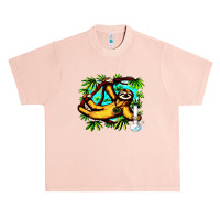 Sloth Weed Stoner Urban Heavy T-shirt | Artistshot