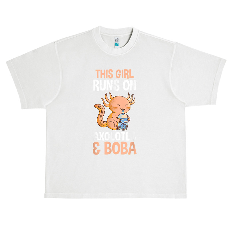 Axolotl Bubble Tea Urban Heavy T-shirt by Claire J Tinsley | Artistshot