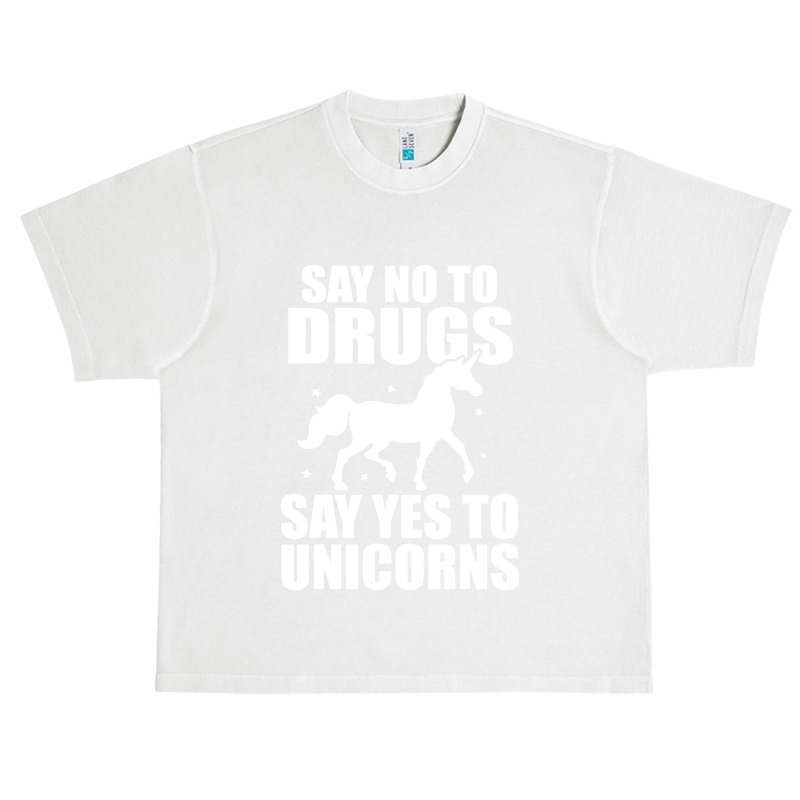 Red Yes To Unicorns Ribbon Week Urban Heavy T-shirt | Artistshot