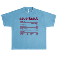 Sauerkraut Nutrition Fact Funny Thanksgiving Christmas T Shirt Urban Heavy T-shirt | Artistshot