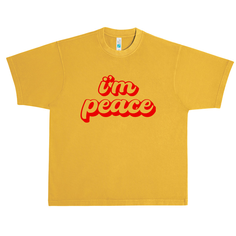 I Come In Peace  I'm Peace Urban Heavy T-shirt | Artistshot