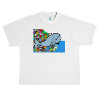 Blue Whale, Marine Sea Animal, Ocean Life, Surf, Art Work Raglan Baseb Urban Heavy T-shirt | Artistshot