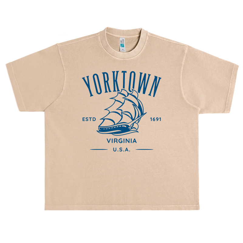 Yorktown Virginia Old Tall Sailing Ship Design Pullover Hoodie Urban Heavy T-shirt | Artistshot