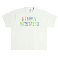 Heavily Meditated Funny Spiritual Meditation Yoga Zen Guru T Shirt Urban Heavy T-shirt | Artistshot