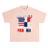 American Grown Patriot Panamanian American From Panama T Shirt Urban Heavy T-shirt | Artistshot