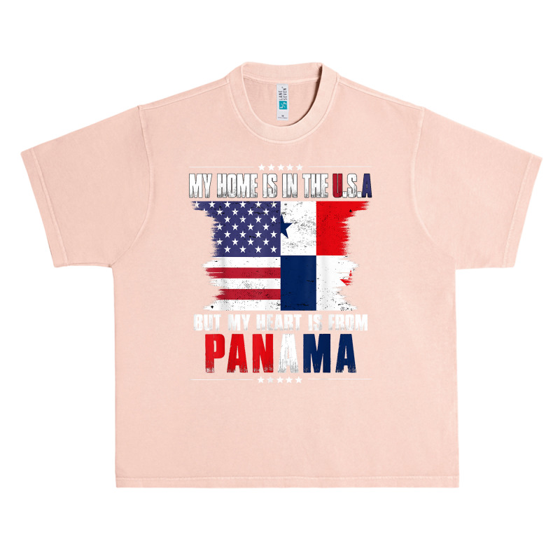 American Grown Patriot Panamanian American From Panama T Shirt Urban Heavy T-shirt by cm-arts | Artistshot