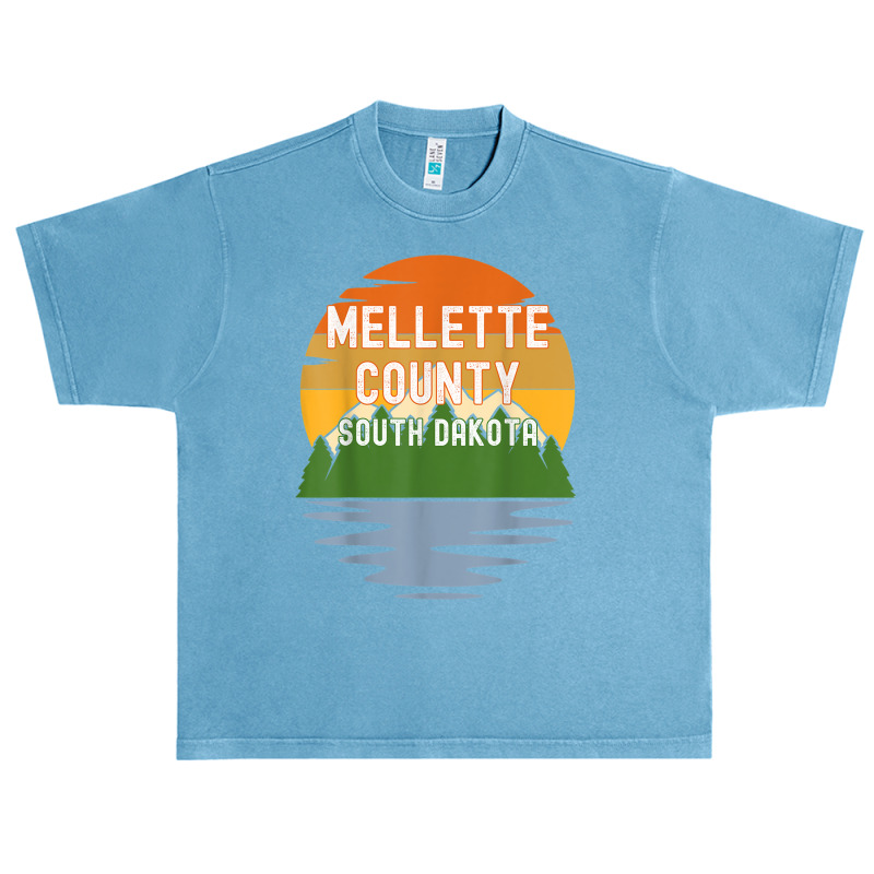 From Mellette County South Dakota Vintage Sunset T Shirt Urban Heavy T-shirt by cm-arts | Artistshot