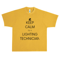 Keep Calm I'm A Lighting Technician Premium T Shirt Urban Heavy T-shirt | Artistshot