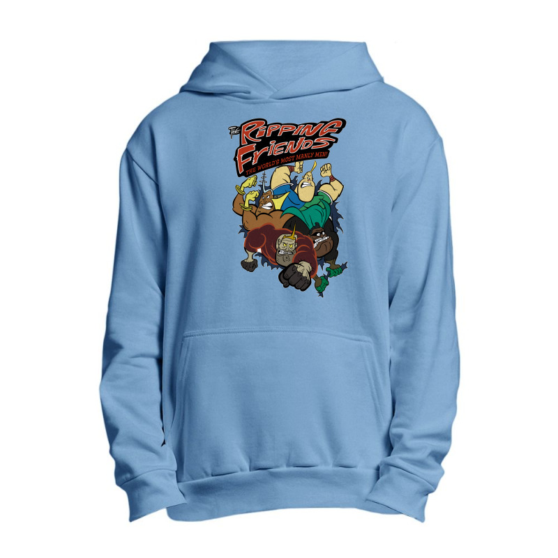 Tributetotherippingfriendstheworld'smostmanlymen!superheroparodycartoo Urban Pullover Hoodie | Artistshot