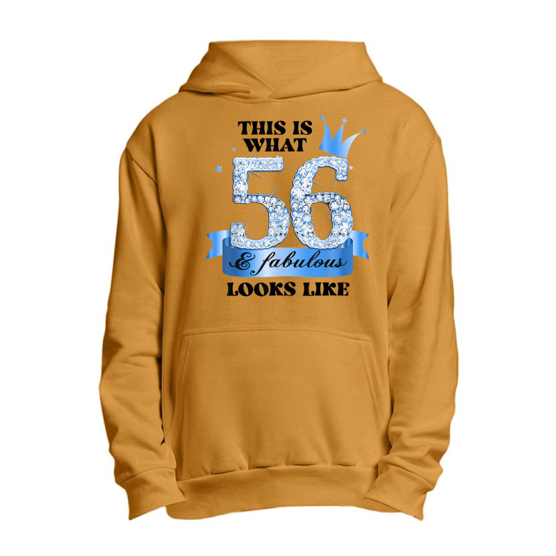 56 & Fabulous I Blue White Party Group Candid Photo Outfit Urban Pullover Hoodie | Artistshot