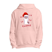 Fa La La La Llama Christmas Lights Snowflakes Llama Christmas Santa Sl Urban Pullover Hoodie | Artistshot