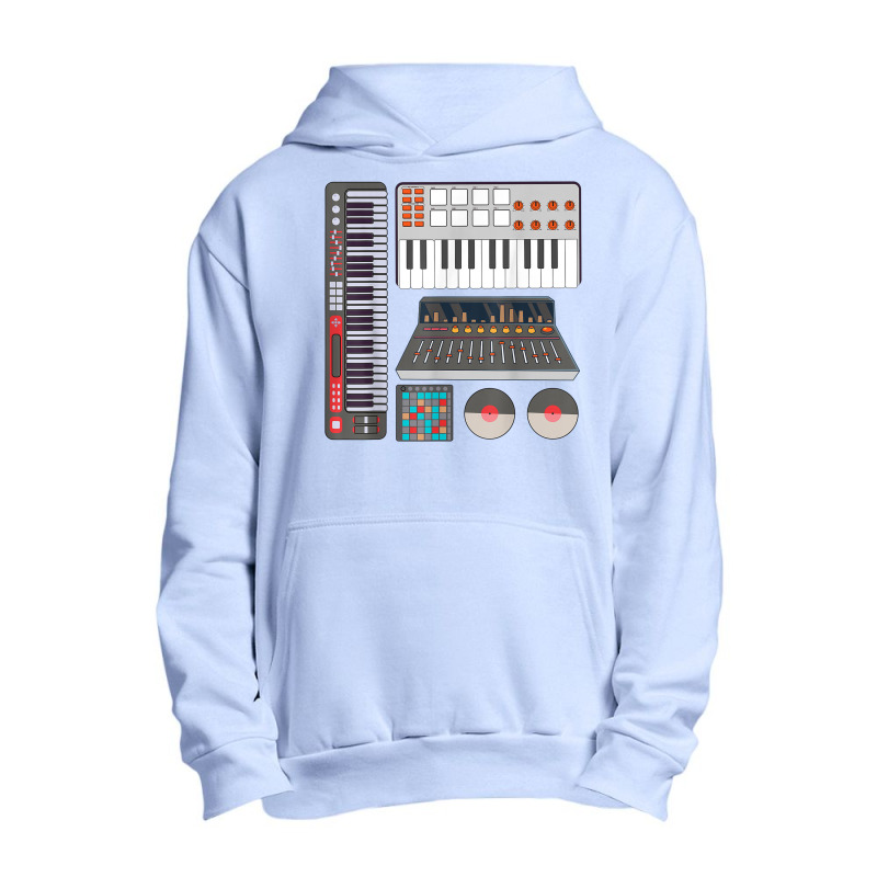 Music Producer Composer Record Electronic Music Synthesizer Urban Pullover Hoodie | Artistshot