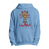 Fa La La La Llama Christmas Santa Urban Pullover Hoodie | Artistshot