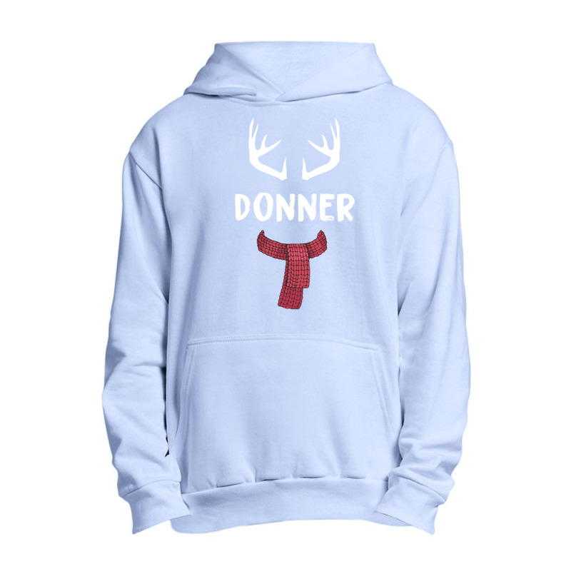 Donner Reindeer Christmas Matching Pjs Group Costume Gift Pullover Urban Pullover Hoodie | Artistshot