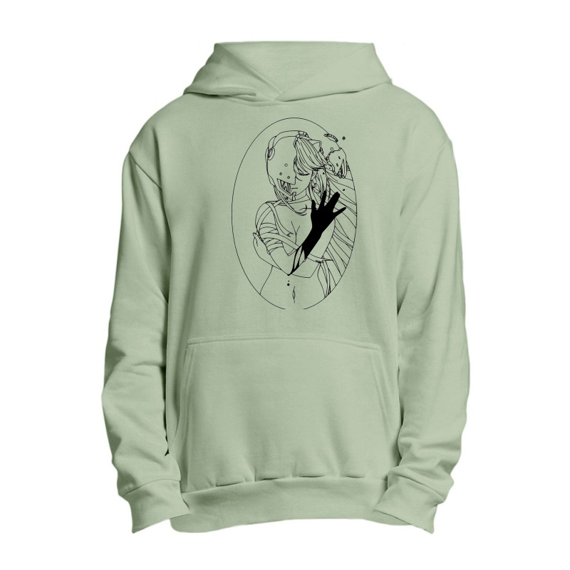 Elfen Lied Black Urban Pullover Hoodie | Artistshot