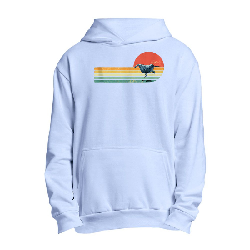 Retro Vintage Narwhal Whale Ocean Marine Mammal Sea Life Tank Top Urban Pullover Hoodie | Artistshot