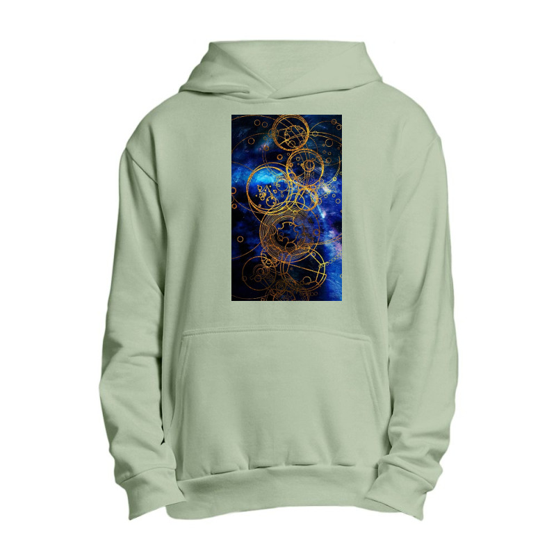 Time Lord Writing (blue) Urban Pullover Hoodie by Pellejnkuh | Artistshot