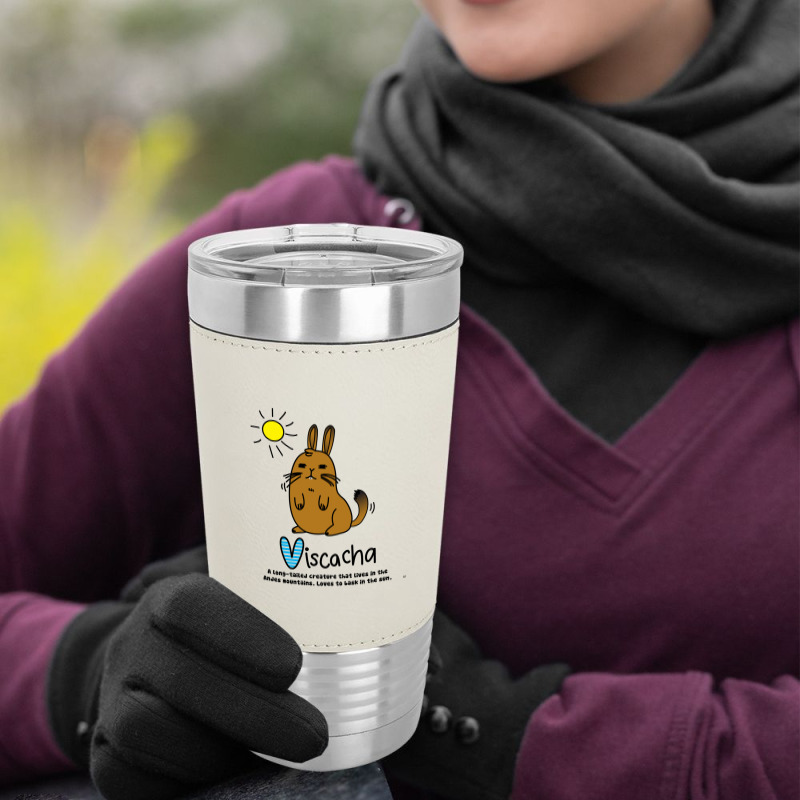 V Is For Viscacha Leatherette Tumbler | Artistshot