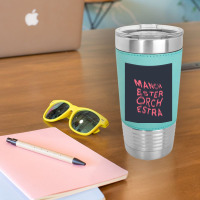 Manchester Orchestra Merch Leatherette Tumbler | Artistshot