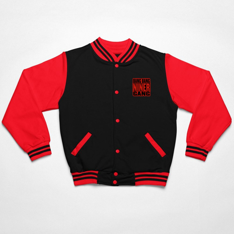 Bang Bang Niner Gang Earl Stevens E-40 Niner Gang San Francisco Lyrics Bomber Jacket | Artistshot