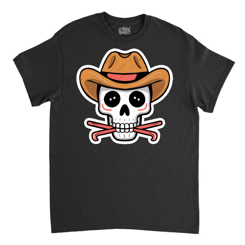 Kawaii Skull Cowboy Classic T-shirt | Artistshot