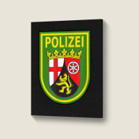 Rhineland Palatinate Police Portrait Canvas Print | Artistshot