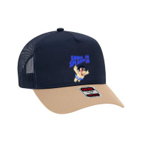 Retro Cartoon Street Music Retro Mesh Back Trucker Hat | Artistshot