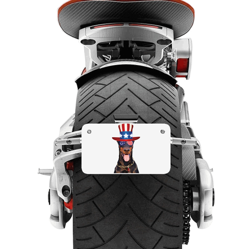 Doberman Eyewear American Flag Sunglasses Glasses And Hat 4th Of July Motorcycle License Plate | Artistshot