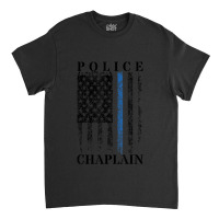 Police Chaplain American Flag Usa Law Enforcement Classic T-shirt | Artistshot