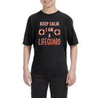 Mens Keep Calm I Am A Life Guard Seashore Marine Police Duty Premium Youth Tee | Artistshot