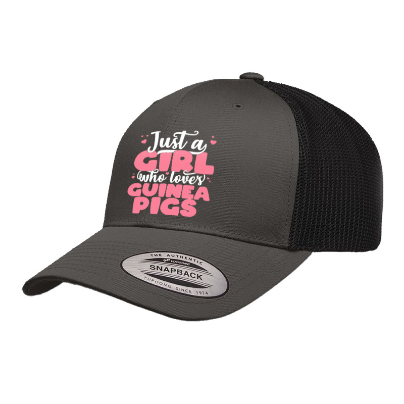 Just A Girl Who Love T  Shirt Just A Girl Who Loves Guinea Pigs   Cute Retro Trucker Cap | Artistshot