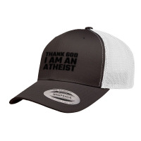 Atheism Anti Religion Quote Funny Atheism Quote Richard Dawkins Essent Retro Trucker Cap | Artistshot