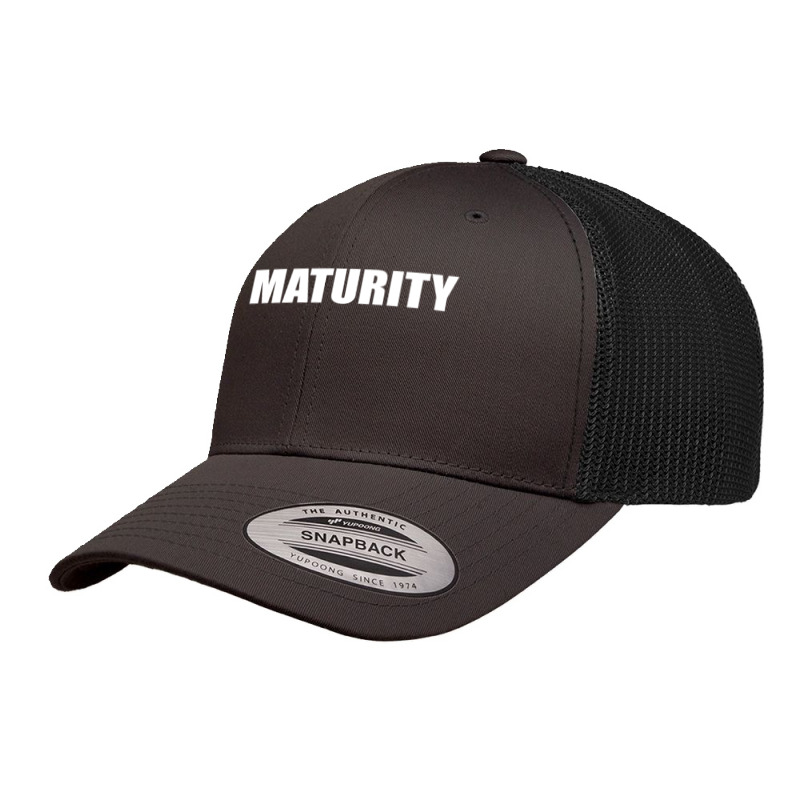 Maturity Premium  Art T Shirt Retro Trucker Cap by ARTWOMAN | Artistshot