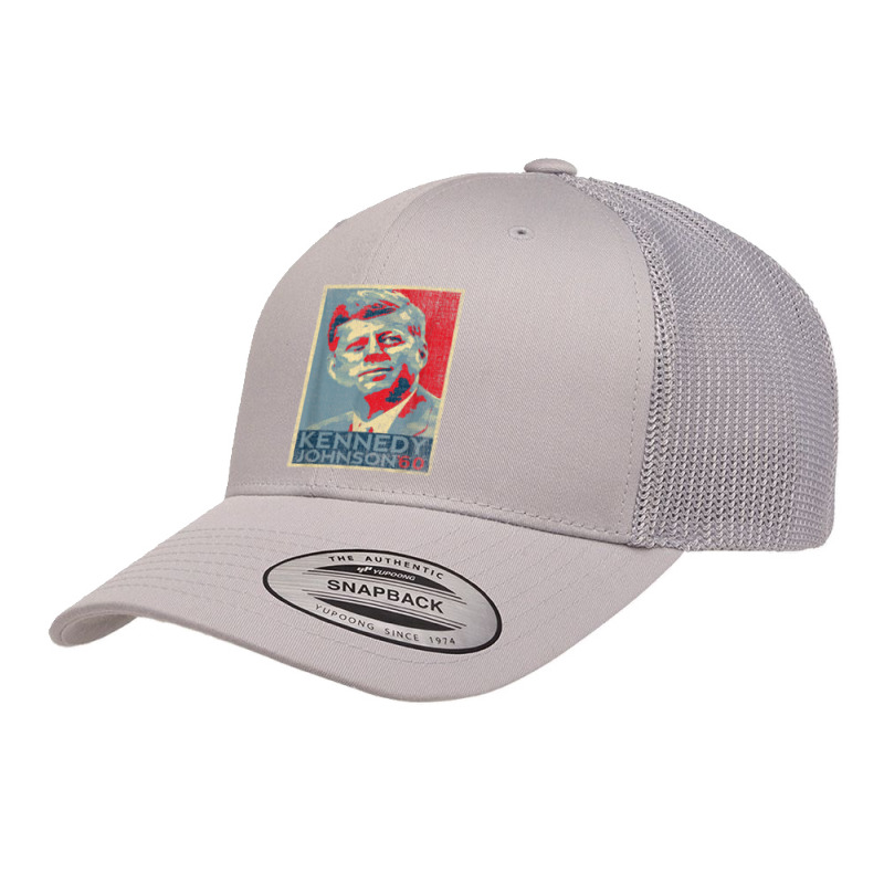 Kennedy Johnson 1960 Retro Campaign 4th Of July President T Shirt Retro Trucker Cap by towamingle | Artistshot