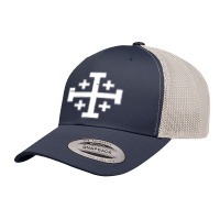 Crusader Cross Of Jerusalem Retro Trucker Cap | Artistshot