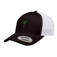 Womens Marco Island Florida Colorful Palm Tree Retro Novelty Art V Nec Retro Trucker Cap | Artistshot