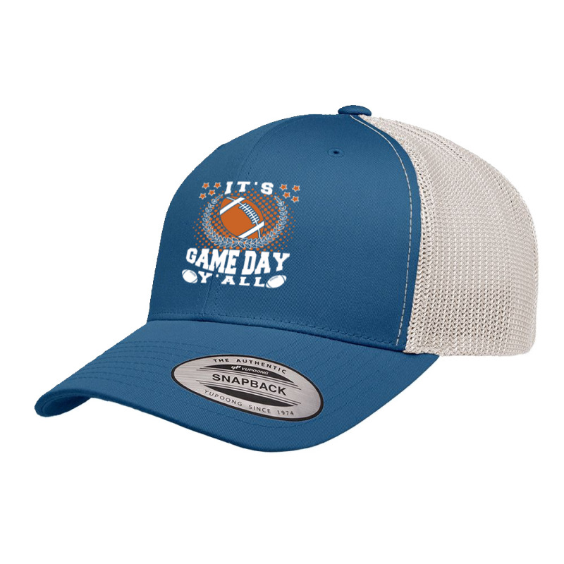 Football Its Game Day Yall Funny Quotes 402 Football Retro Trucker Cap by offensejuggler | Artistshot