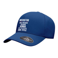 Gift For Freakin' Genius Mediator Seamless Cap | Artistshot